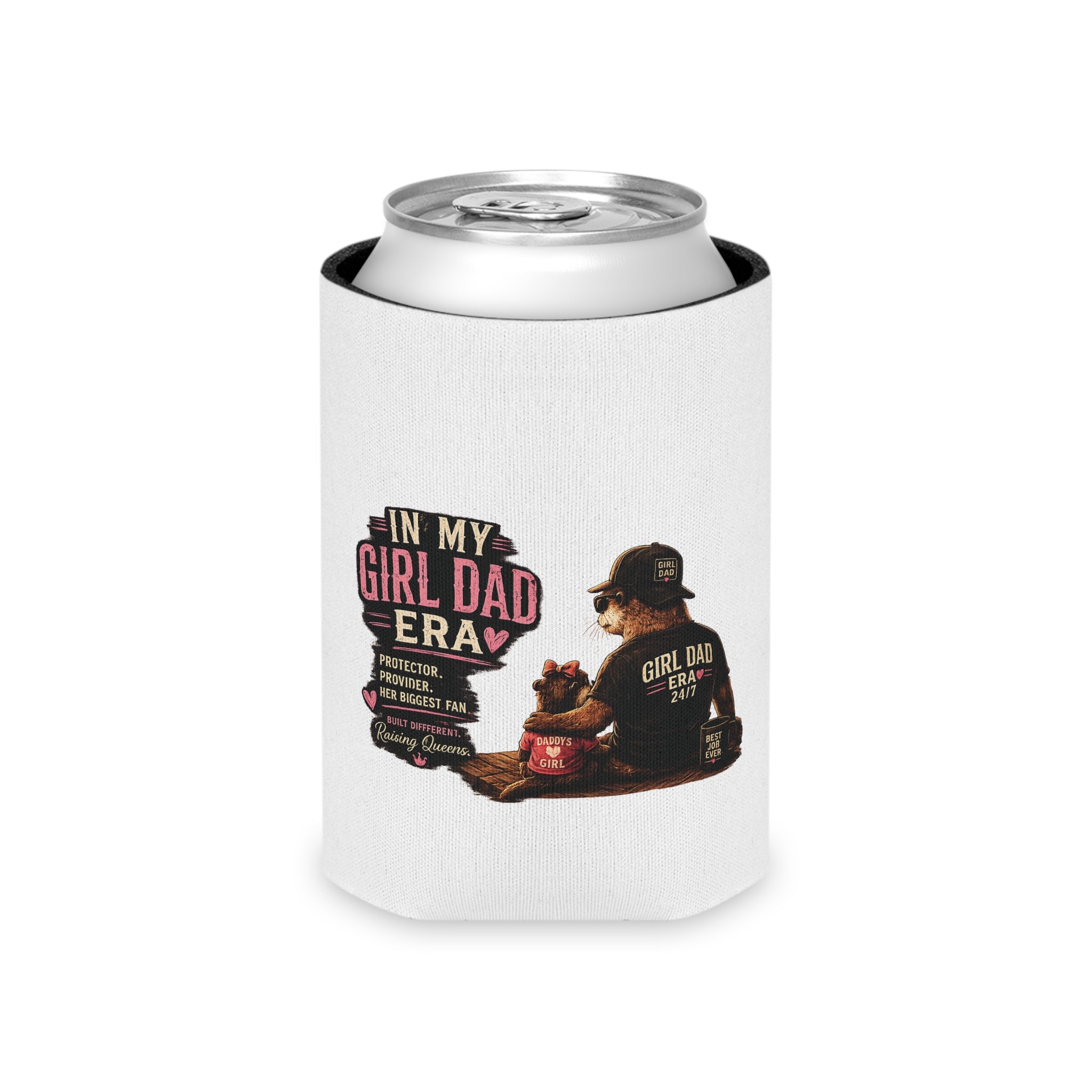 Can Cooler — "In My Girl Dad Era" Dad and Daughter Retro Design