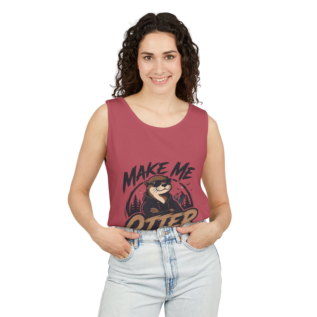 Make Me Otter Tank Top – Funny Otter Graphic Beach Summer Tee
