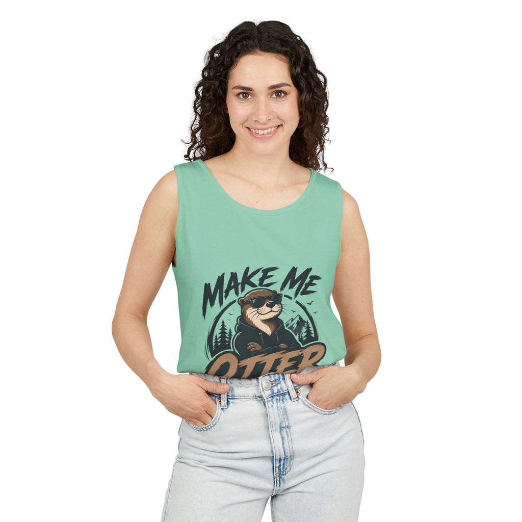 Make Me Otter Tank Top – Funny Otter Graphic Beach Summer Tee