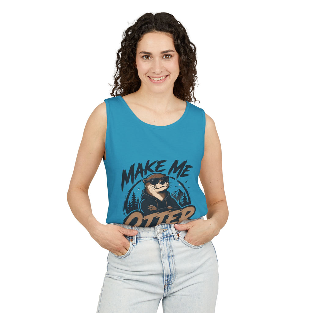 Make Me Otter Tank Top – Funny Otter Graphic Beach Summer Tee