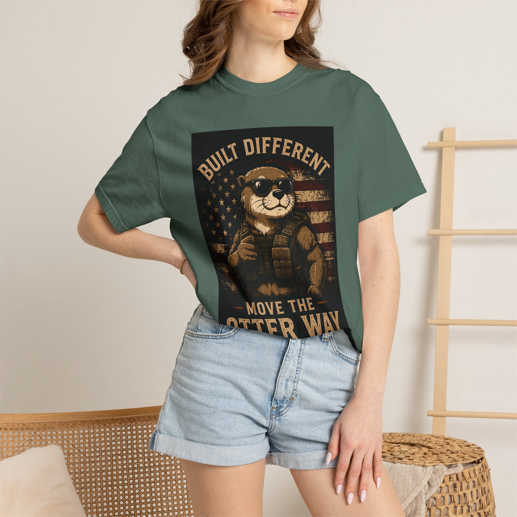 Built Different "Move the Otter Way" Tee — Vintage Otter Graphic T-Shirt