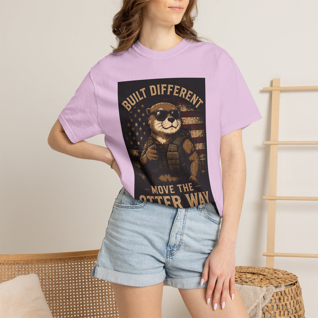 Built Different "Move the Otter Way" Tee — Vintage Otter Graphic T-Shirt