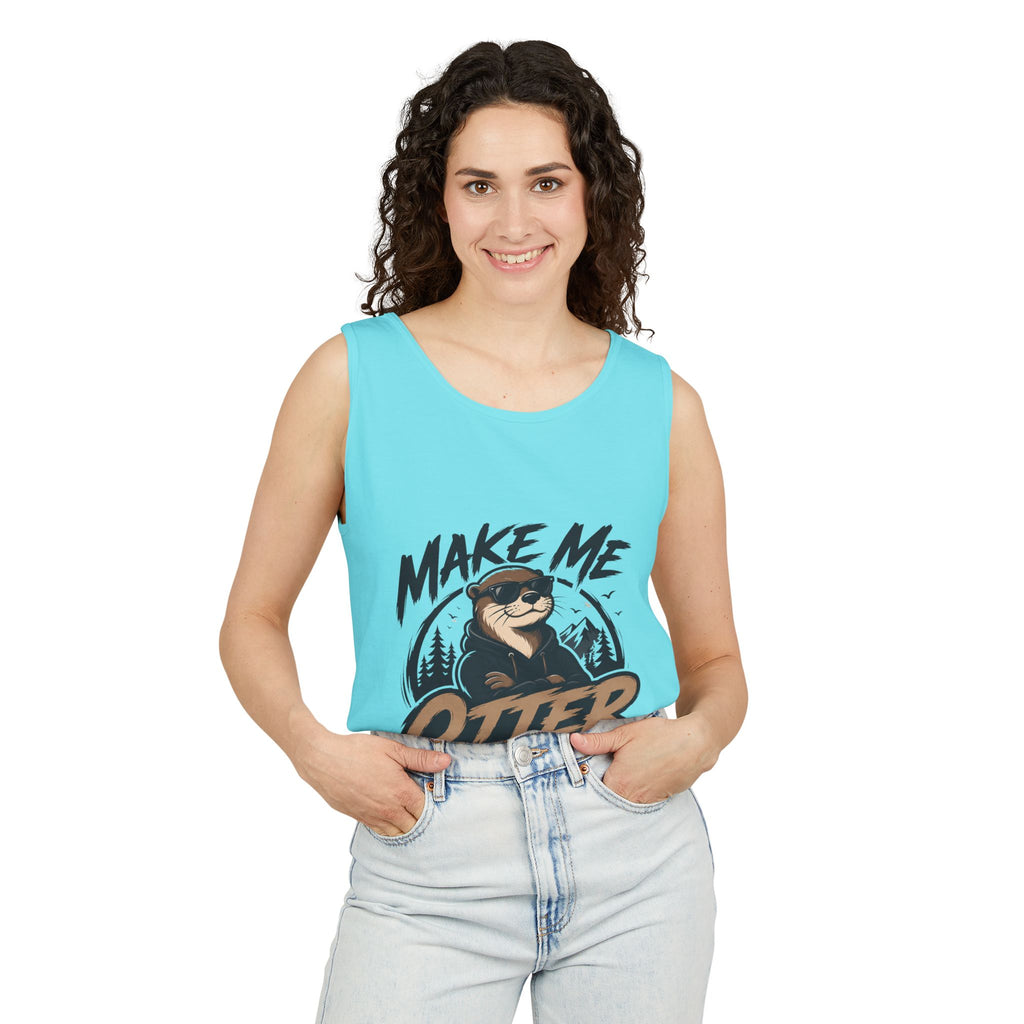 Make Me Otter Tank Top – Funny Otter Graphic Beach Summer Tee