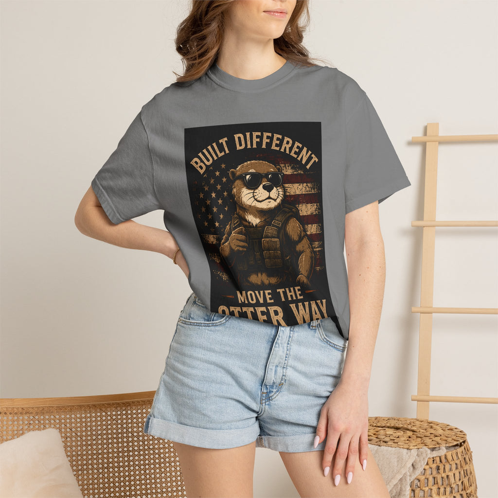 Built Different "Move the Otter Way" Tee — Vintage Otter Graphic T-Shirt