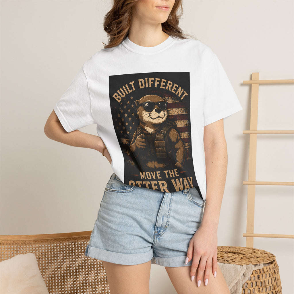 Built Different "Move the Otter Way" Tee — Vintage Otter Graphic T-Shirt