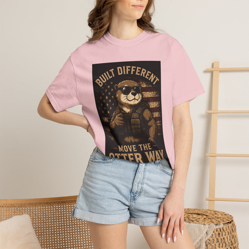 Built Different "Move the Otter Way" Tee — Vintage Otter Graphic T-Shirt