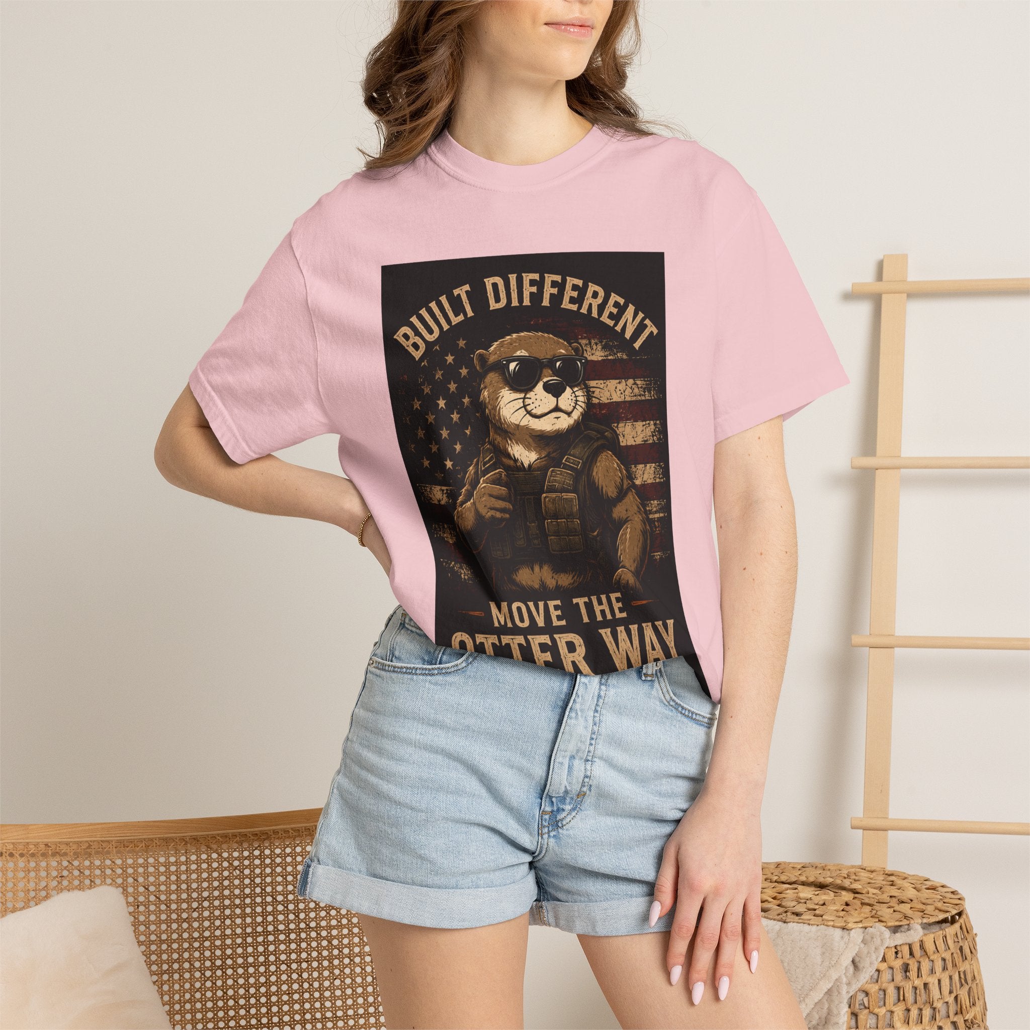 Built Different "Move the Otter Way" Tee — Vintage Otter Graphic T-Shirt