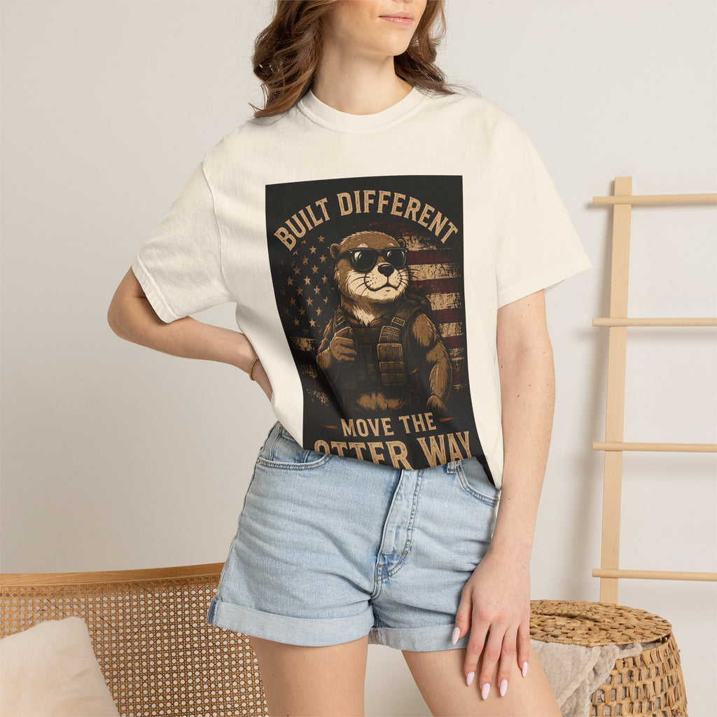 Built Different "Move the Otter Way" Tee — Vintage Otter Graphic T-Shirt